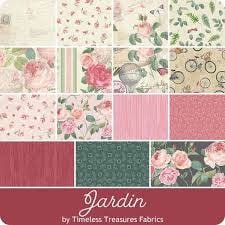 2 1/2 “ Strips of Jardin by Timeless Treasures