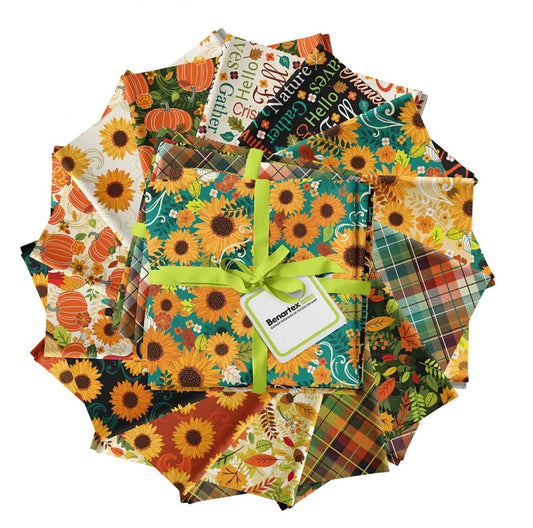 Gather Together Fat Quarter Bundle by Nicole DeCamp for Benartex