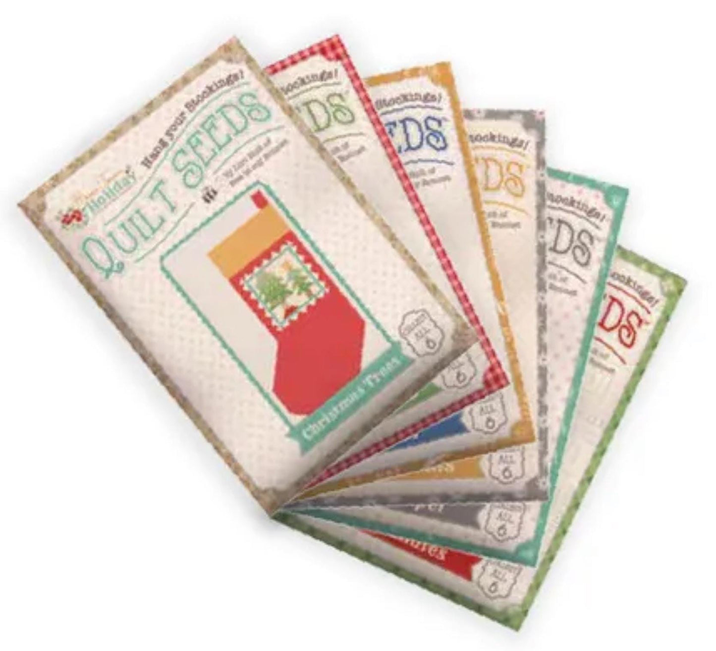 Home Town Holiday Quilt Seeds™ Patterns by Lori Holt of Bee in my Bonnet 6 pattern set